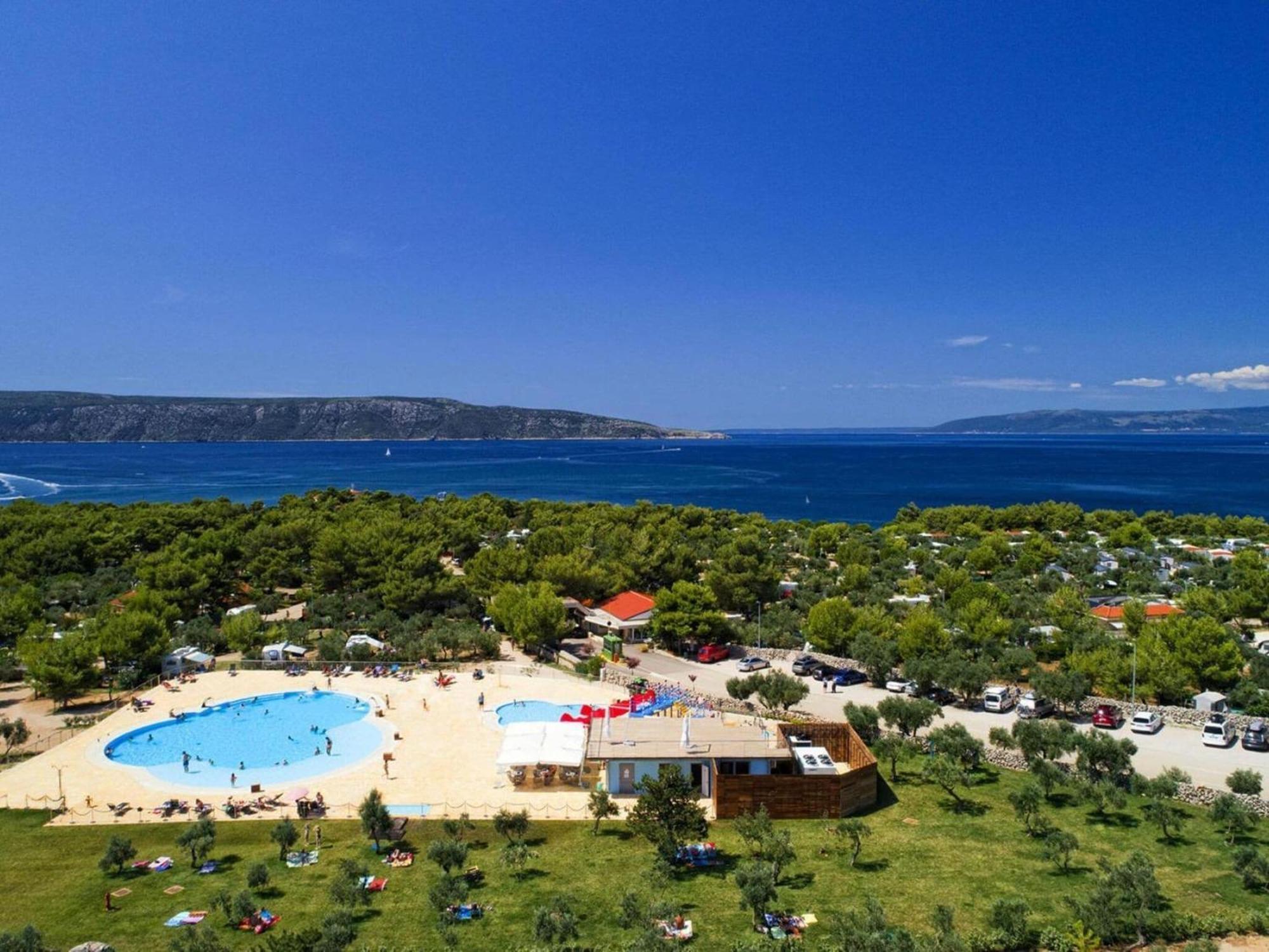 Mobile Homes In Camp Kovacine, Cres, With Long Pebble Beach Esterno foto
